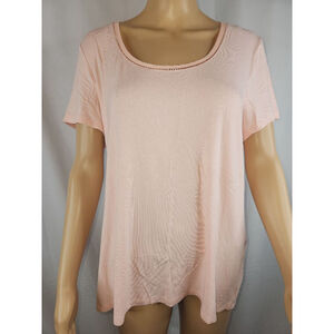 Tommy Hilfiger | Women | Blouse | Pink | Short Sleeve | Size Large
